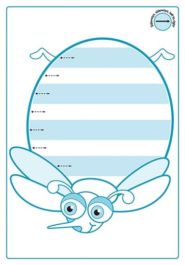 New Wave Pre-Writing Patterns Write-On Posters by Prim-Ed Publishing on Schoolbooks.ie