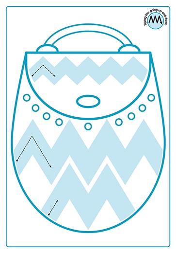 New Wave Pre-Writing Patterns Write-On Posters by Prim-Ed Publishing on Schoolbooks.ie