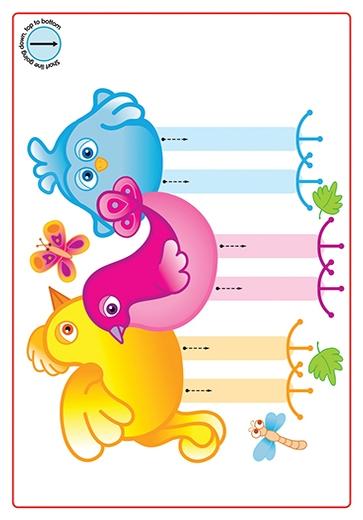 New Wave Pre-Writing Patterns Write-On Posters by Prim-Ed Publishing on Schoolbooks.ie