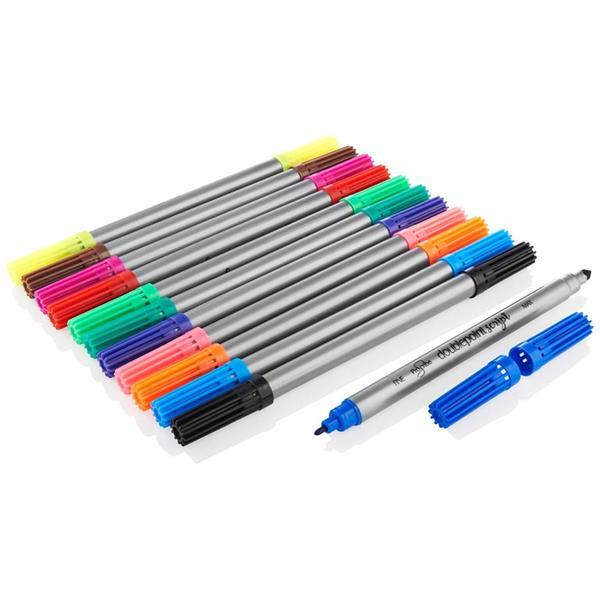 ProScribe - Pack of 12 Double Sided Thick / Thin Markers by ProScribe on Schoolbooks.ie