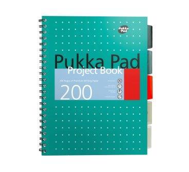 Pukka Pad - A4 Project Book - Metallic - 200 Pages by Pukka Pad on Schoolbooks.ie