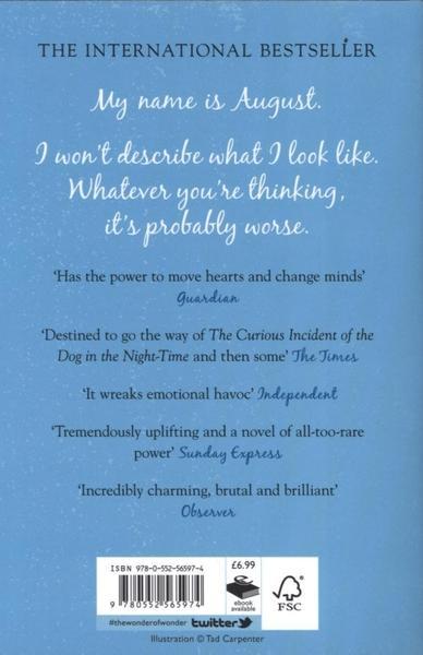 Wonder by Random House Children's Publishers UK on Schoolbooks.ie