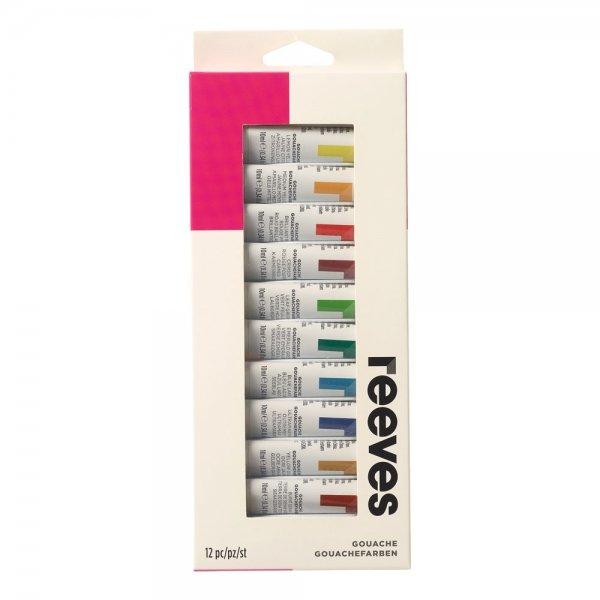 Reeves - Fine Gouache 10ml - 12 Tubes by Reeves on Schoolbooks.ie