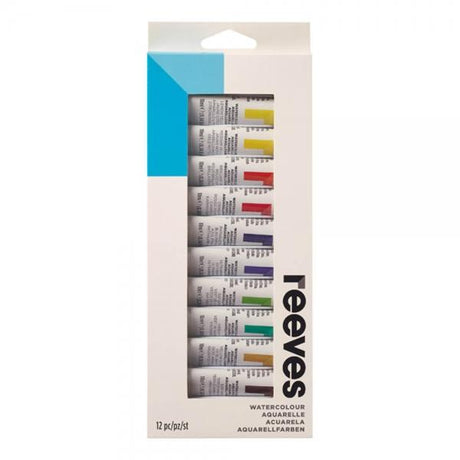 Reeves - Fine Watercolour 10ml - 12 Tubes by Reeves on Schoolbooks.ie