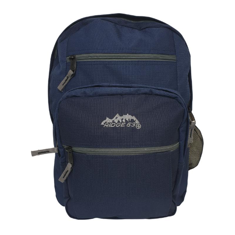 ■ Ridge 53 - College Backpack - Navy and Grey by Ridge 53 on Schoolbooks.ie