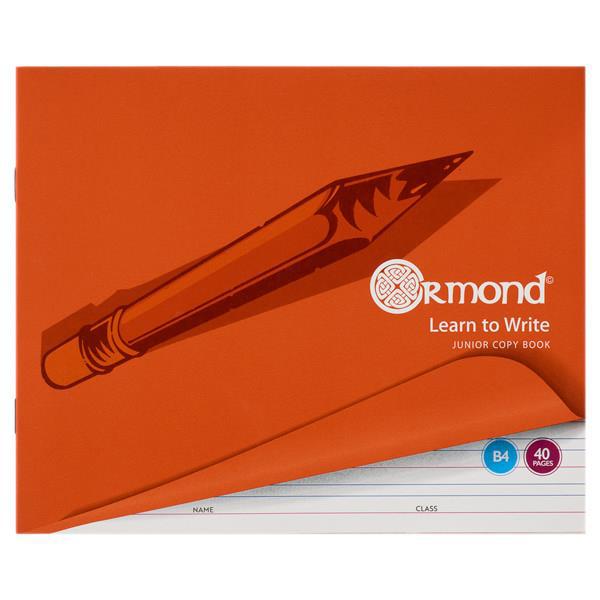 Learn to Write B4 (Narrow) Handwriting Copy - 40 Page by Ormond on Schoolbooks.ie