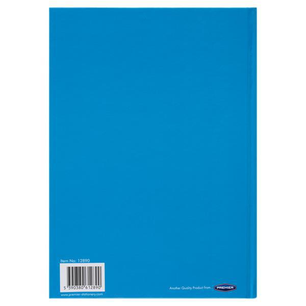 Premto - A4 160pg Hardcover Notebook - Printer Blue by Premto on Schoolbooks.ie