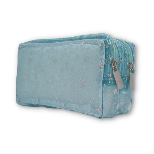 ■ Schoolbooks.ie - Double Pencil Case - Sky Blue Star by Schoolbooks.ie on Schoolbooks.ie