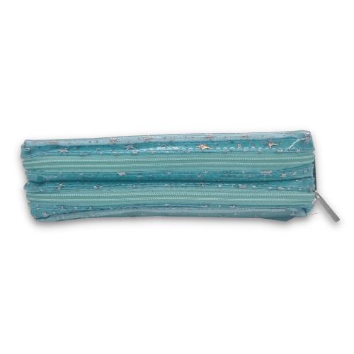 ■ Schoolbooks.ie - Double Pencil Case - Sky Blue Star by Schoolbooks.ie on Schoolbooks.ie