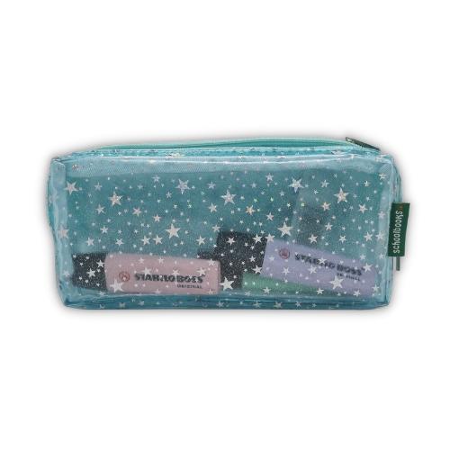 ■ Schoolbooks.ie - Double Pencil Case - Sky Blue Star by Schoolbooks.ie on Schoolbooks.ie