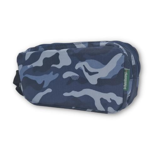 ■ Schoolbooks.ie - Triple Pencil Case - Camo Blue by Schoolbooks.ie on Schoolbooks.ie