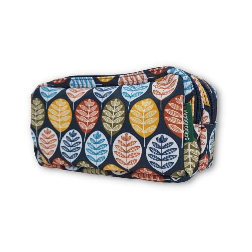 ■ Schoolbooks.ie - Triple Pencil Case - Leaf Design by Schoolbooks.ie on Schoolbooks.ie