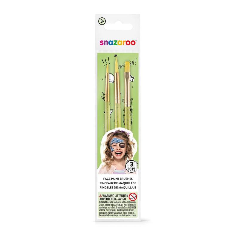 Snazaroo - Hang Pack of 3 Brushes by Snazaroo on Schoolbooks.ie