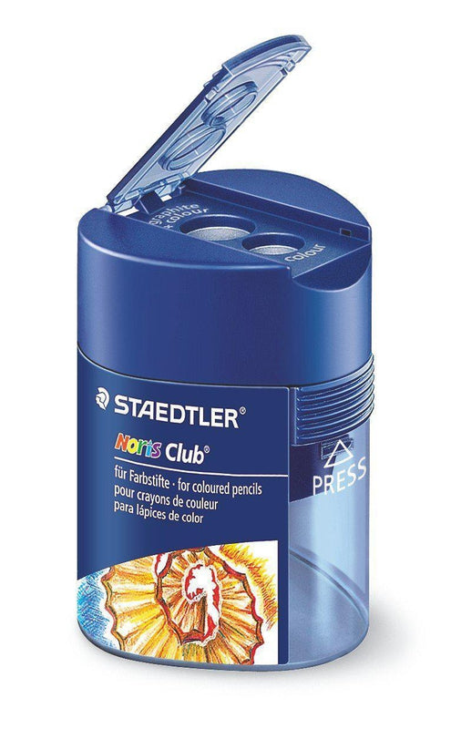 Staedtler - Double-Hole Tub Pencil Sharpener - Triangular by Staedtler on Schoolbooks.ie