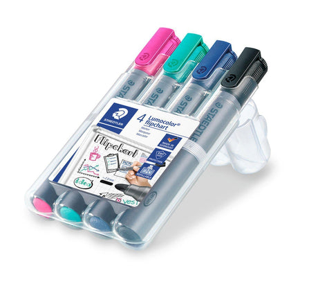 Staedtler - Lumocolor Flipchart Marker 356 - Pack of 4 by Staedtler on Schoolbooks.ie