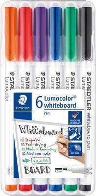 Staedtler - Lumocolor Slim Whiteboard Wallet of 6 - Assorted Colours by Staedtler on Schoolbooks.ie