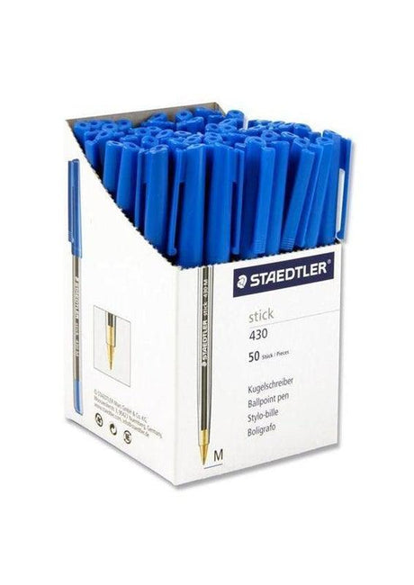 Staedtler - Ballpoint Pen - Stick 430 M - Blue by Staedtler on Schoolbooks.ie