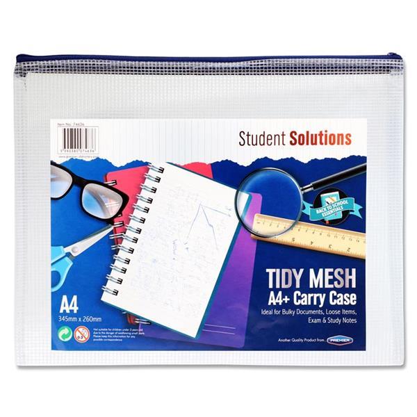 Student Solutions - A4+ Tidy Mesh Storage Wallet by Student Solutions on Schoolbooks.ie