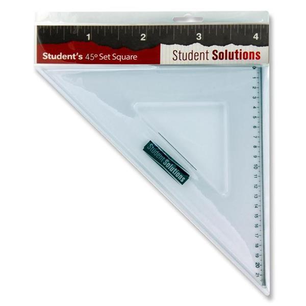 Student Solutions 32cm 45° Set Square by Student Solutions on Schoolbooks.ie