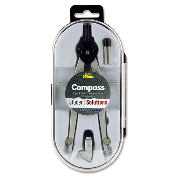 Student Solutions - 340mm Circle Quick Set Compass by Student Solutions on Schoolbooks.ie