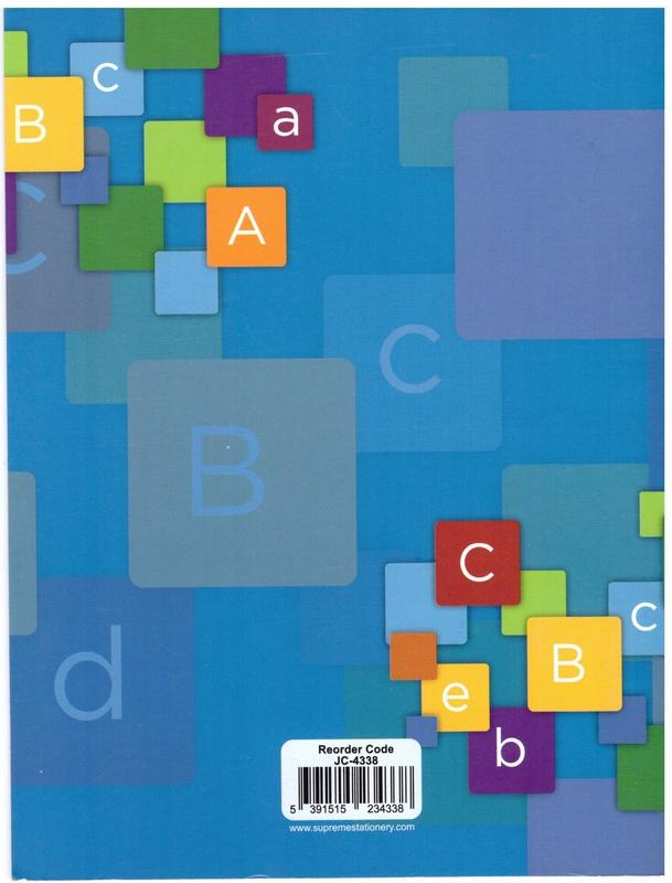 Junior Writing Copy - JWC08 by Supreme Stationery on Schoolbooks.ie