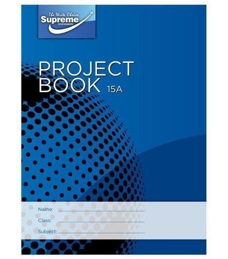 No. 15A Project Copy Book - 40 Pages by Supreme Stationery on Schoolbooks.ie