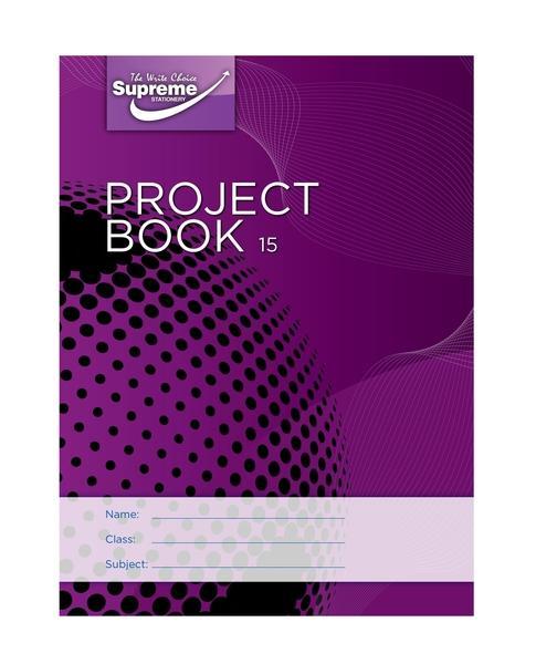 No.15 Project Copy Book - 40 Pages by Supreme Stationery on Schoolbooks.ie