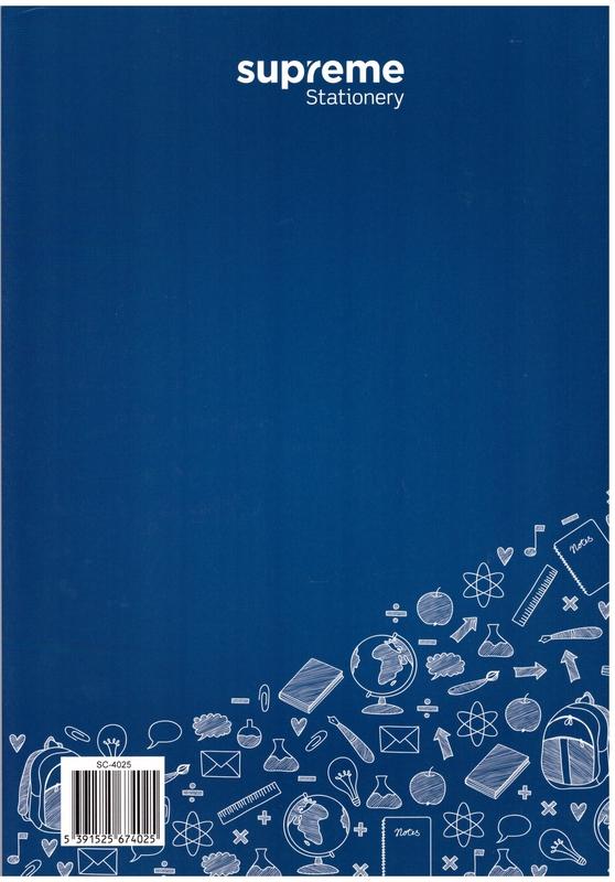 ■ Supreme Stationery - Project Maths Book - A4 - 7mm Square - 120 pages by Supreme Stationery on Schoolbooks.ie