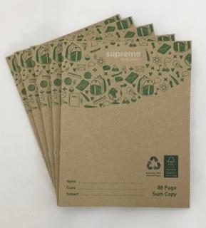 ■ Supreme Stationery - Recycled Sum Copy - 88 Page by Supreme Stationery on Schoolbooks.ie