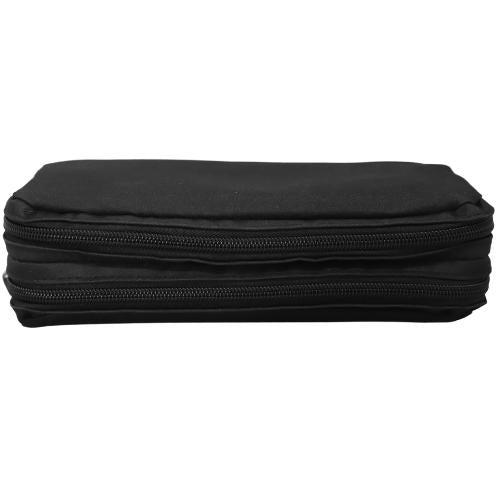 Schoolbooks.ie - Double Pencil Case - Black by Schoolbooks.ie on Schoolbooks.ie