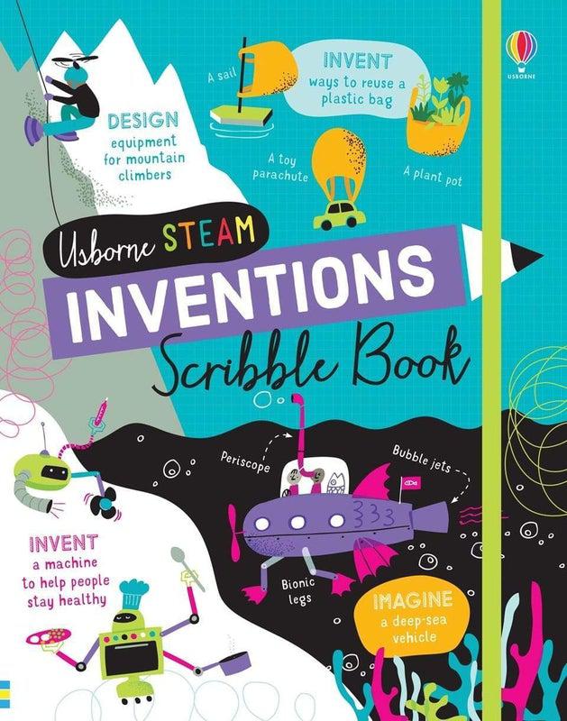 Inventions Scribble Book by Usborne Publishing Ltd on Schoolbooks.ie