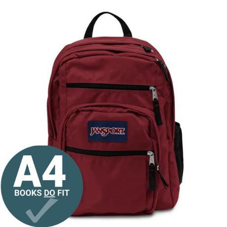 ■ JanSport Big Student Backpack - Viking Red by JanSport on Schoolbooks.ie