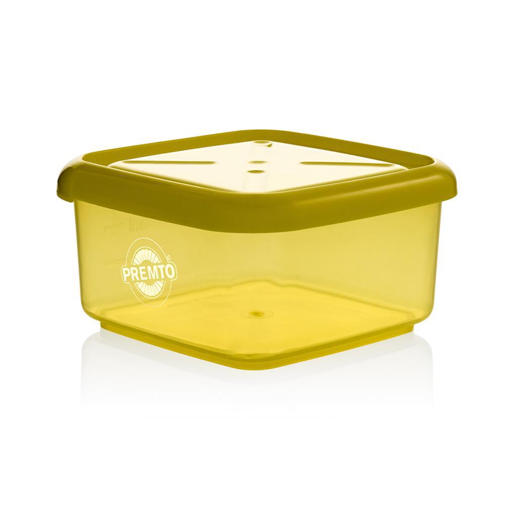 Premto - Pastel Square Meal Box - Primrose by Premto on Schoolbooks.ie