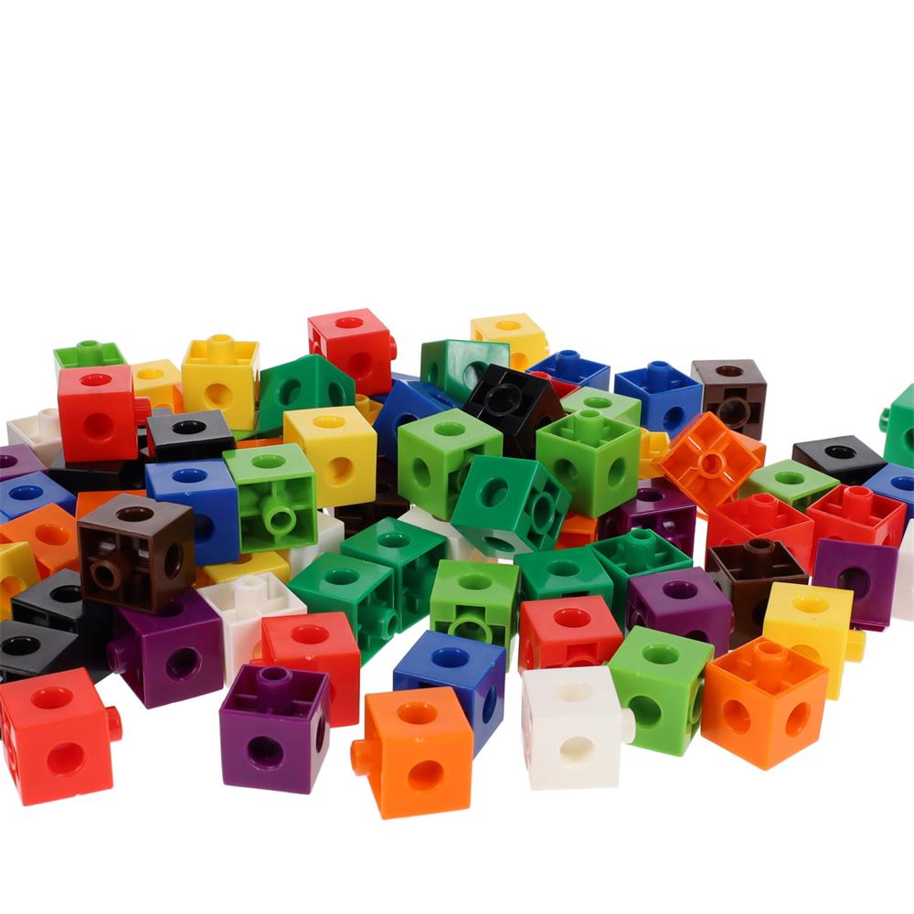 Clever Kidz - Pack of 100 Linking Cubes - Assorted Colours by Clever Kidz on Schoolbooks.ie