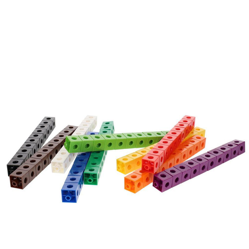 Clever Kidz - Pack of 100 Linking Cubes - Assorted Colours by Clever Kidz on Schoolbooks.ie