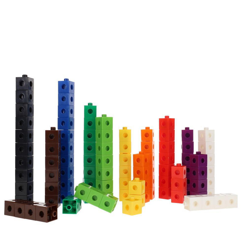 Clever Kidz - Pack of 100 Linking Cubes - Assorted Colours by Clever Kidz on Schoolbooks.ie