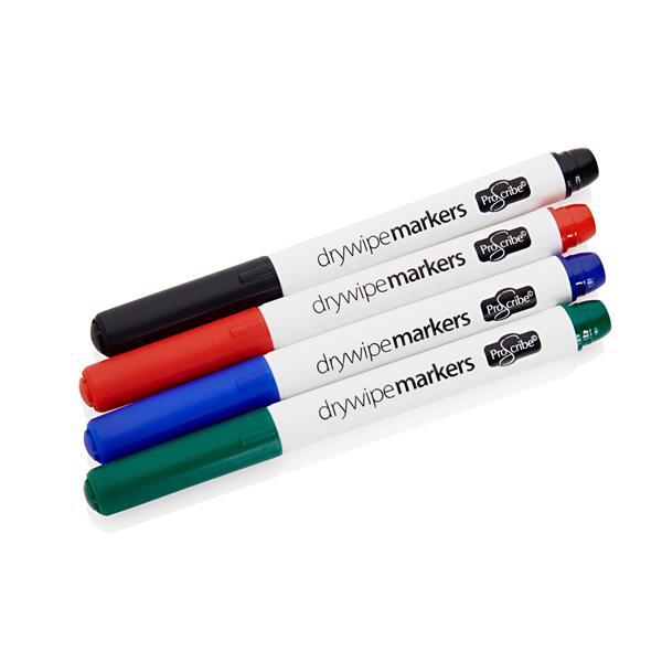 ProScribe - Whiteboard Markers - Pack of 4 by ProScribe on Schoolbooks.ie