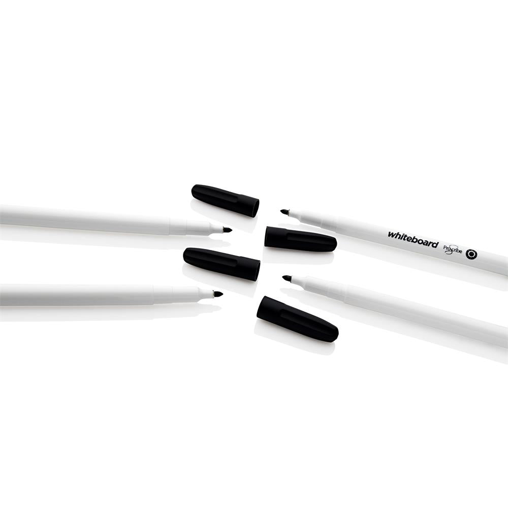 ProScribe - Whiteboard Marker Pens - Black - Pack of 4 by ProScribe on Schoolbooks.ie