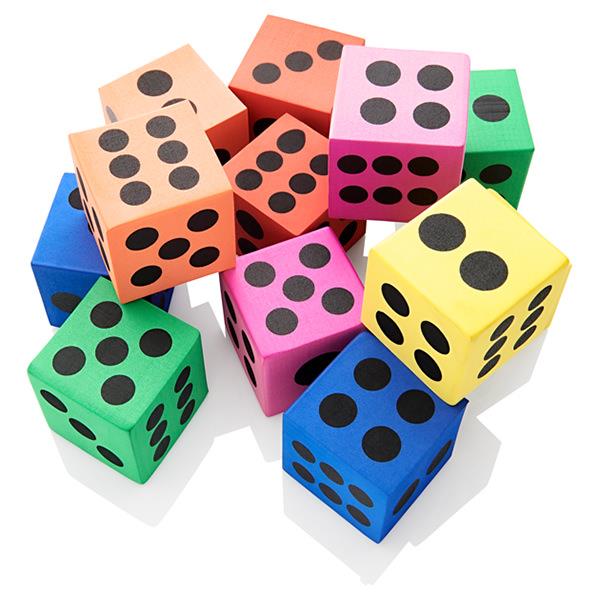Clever Kidz - Eva Dice - Pack of 12 by Clever Kidz on Schoolbooks.ie