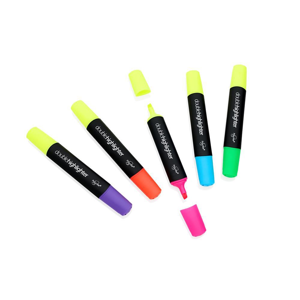 ProScribe - 5 Double Ended Highlighter Markers by ProScribe on Schoolbooks.ie