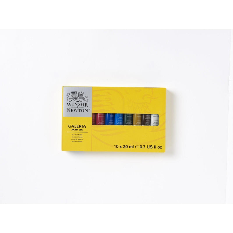 Winsor & Newton - Galeria Acrylic - 10 x 20ml Tube Set by Winsor & Newton on Schoolbooks.ie