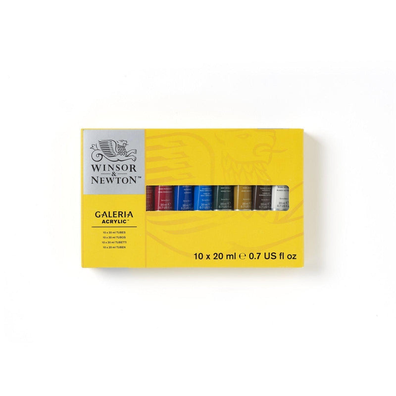 Winsor & Newton - Galeria Acrylic - 10 x 20ml Tube Set by Winsor & Newton on Schoolbooks.ie