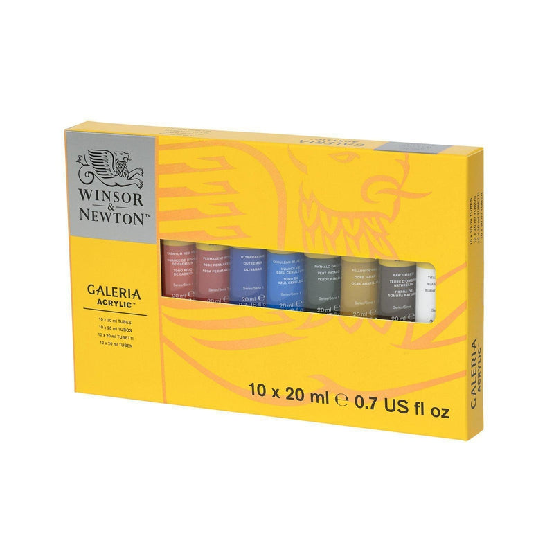 Winsor & Newton - Galeria Acrylic - 10 x 20ml Tube Set by Winsor & Newton on Schoolbooks.ie