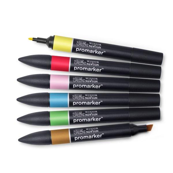 Winsor & Newton - Promarker - Mid Tones Set of 6 by Winsor & Newton on Schoolbooks.ie