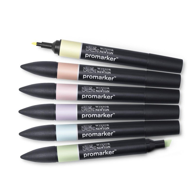 Winsor & Newton - Promarker - Pastel Tones Set of 6 by Winsor & Newton on Schoolbooks.ie