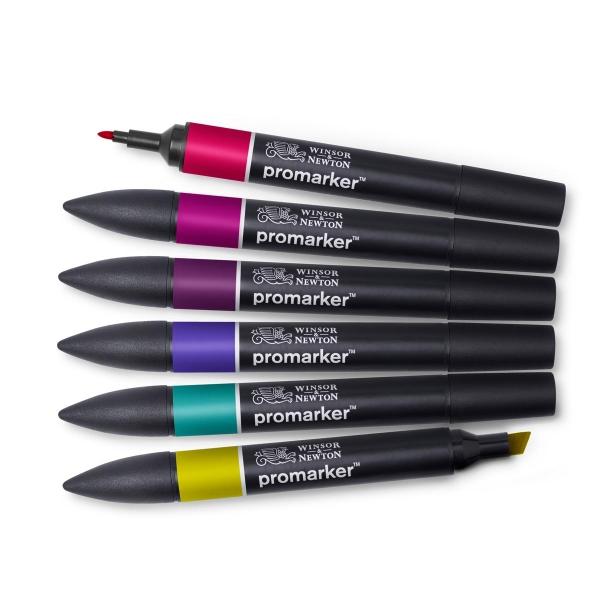 Winsor & Newton - Promarker - Rich Tones Set of 6 by Winsor & Newton on Schoolbooks.ie
