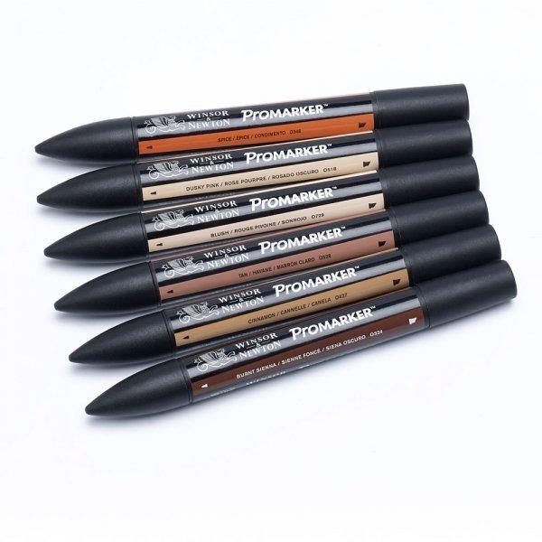 Winsor & Newton - Promarker - Skin Tones Set 2 - Set of 6 by Winsor & Newton on Schoolbooks.ie