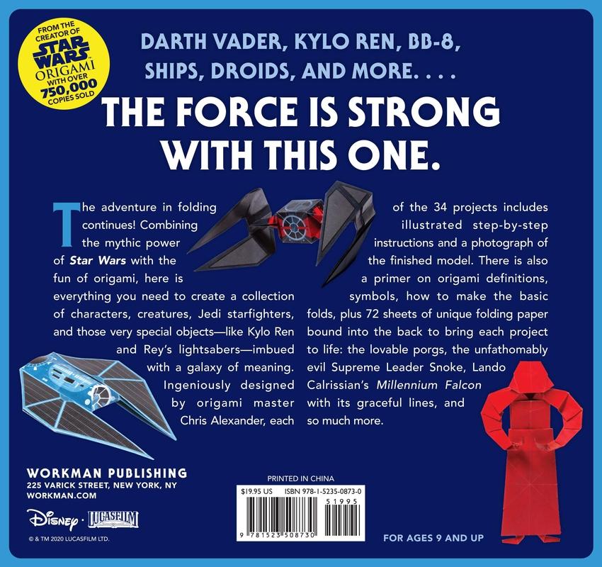 ■ Star Wars Origami 2 - 34 More Projects from a Galaxy Far, Far Away. . . . by Workman Publishing on Schoolbooks.ie