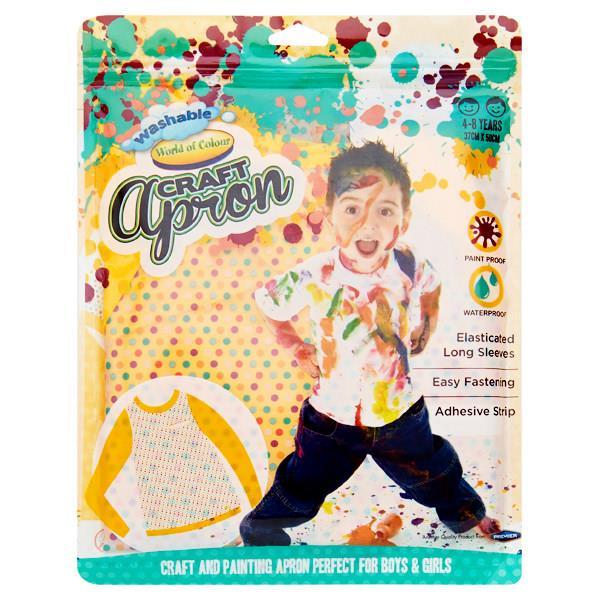 World of Colour - Craft Apron - 37x50cm - 4-8 years by World of Colour on Schoolbooks.ie
