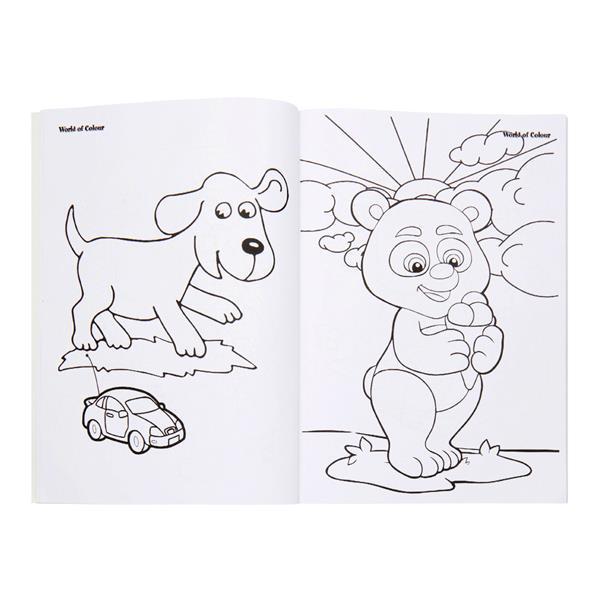 World of Colour - A4 96 page Perforated Colouring Book - Living The Life! by World of Colour on Schoolbooks.ie